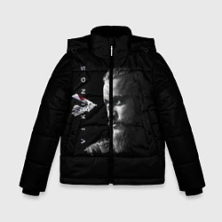 Куртка зимняя для мальчика Vikings, цвет: 3D-черный