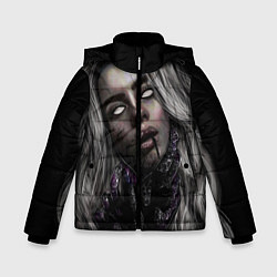 Куртка зимняя для мальчика BILLIE EILISH, цвет: 3D-черный