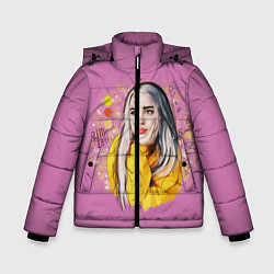 Куртка зимняя для мальчика BILLIE EILISH, цвет: 3D-черный