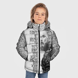 Куртка зимняя для мальчика И смерти нет почетней той, цвет: 3D-черный — фото 2