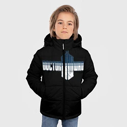 Куртка зимняя для мальчика Doctor Who, цвет: 3D-черный — фото 2