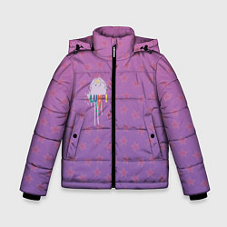 Куртка зимняя для мальчика Lumpy Space Princess, цвет: 3D-светло-серый