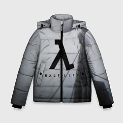 Куртка зимняя для мальчика Half Life, цвет: 3D-черный