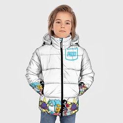 Куртка зимняя для мальчика Finn Adventure Time, цвет: 3D-светло-серый — фото 2