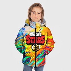 Куртка зимняя для мальчика BRAWL STARS, цвет: 3D-красный — фото 2