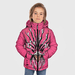Куртка зимняя для мальчика Принцесса Мононоке, цвет: 3D-красный — фото 2