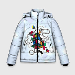 Зимняя куртка для мальчика Кубик Рубика