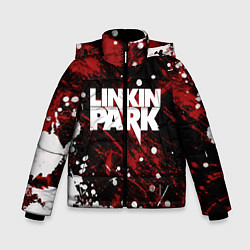 Куртка зимняя для мальчика Linkin Park, цвет: 3D-черный