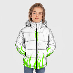Куртка зимняя для мальчика Billie eilish, цвет: 3D-черный — фото 2