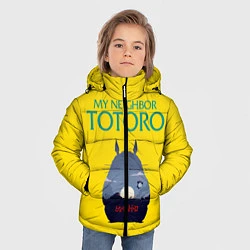 Куртка зимняя для мальчика Тоторо, цвет: 3D-черный — фото 2