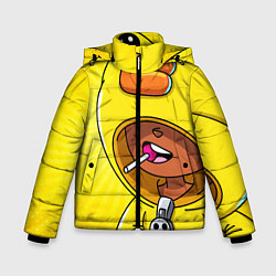 Куртка зимняя для мальчика BRAWL STARS SALLY LEON, цвет: 3D-черный