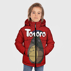 Куртка зимняя для мальчика Totoro, цвет: 3D-черный — фото 2