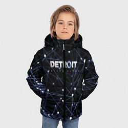 Куртка зимняя для мальчика Detroit:Become Human Exclusive, цвет: 3D-черный — фото 2