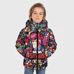Куртка зимняя для мальчика BRAWL STARS COLT, цвет: 3D-черный — фото 2