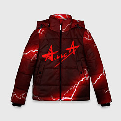 Куртка зимняя для мальчика АлисА, цвет: 3D-красный