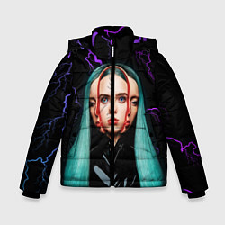 Куртка зимняя для мальчика BILLIE EILISH, цвет: 3D-черный