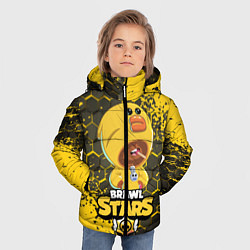 Куртка зимняя для мальчика BRAWL STARS SALLY LEON, цвет: 3D-черный — фото 2