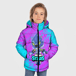 Куртка зимняя для мальчика BRAWL STARS ОБОРОТЕНЬ LEON, цвет: 3D-черный — фото 2