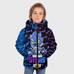 Куртка зимняя для мальчика BRAWL STARS LEON ОБОРОТЕНЬ, цвет: 3D-черный — фото 2