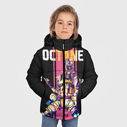 Куртка зимняя для мальчика Apex Legends Octane, цвет: 3D-светло-серый — фото 2