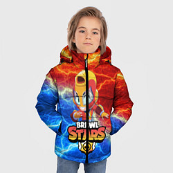 Куртка зимняя для мальчика BRAWL STARS MAX, цвет: 3D-красный — фото 2