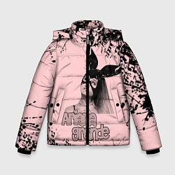 Куртка зимняя для мальчика ARIANA GRANDE, цвет: 3D-черный