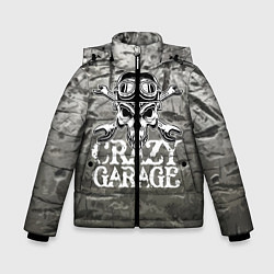 Куртка зимняя для мальчика Crazy garage, цвет: 3D-черный