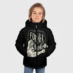 Куртка зимняя для мальчика Вечно молодой, цвет: 3D-черный — фото 2