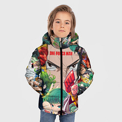 Куртка зимняя для мальчика Ванпанчмен, цвет: 3D-черный — фото 2