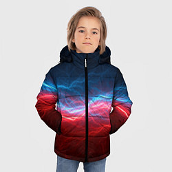 Куртка зимняя для мальчика Огонь и лёд, цвет: 3D-черный — фото 2