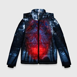 Куртка зимняя для мальчика Demogorgon Stranger Things, цвет: 3D-черный