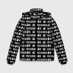 Куртка зимняя для мальчика Conor McGregor, цвет: 3D-светло-серый