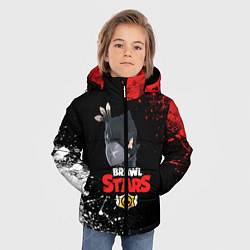 Куртка зимняя для мальчика Бравл старс, цвет: 3D-красный — фото 2