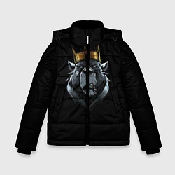 Куртка зимняя для мальчика King, цвет: 3D-черный