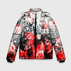 Куртка зимняя для мальчика One-Punch Man Collage, цвет: 3D-черный