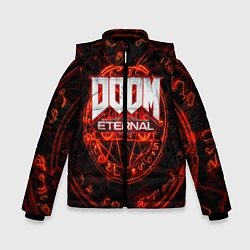 Куртка зимняя для мальчика DOOM, цвет: 3D-черный
