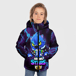 Куртка зимняя для мальчика Brawl Stars LEON, цвет: 3D-светло-серый — фото 2