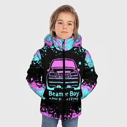Куртка зимняя для мальчика LiL PEEP НА СПИНЕ, цвет: 3D-черный — фото 2