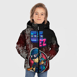 Куртка зимняя для мальчика GGEZ, цвет: 3D-черный — фото 2