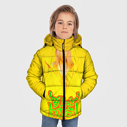 Куртка зимняя для мальчика BILLIE EILISH, цвет: 3D-черный — фото 2