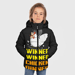 Куртка зимняя для мальчика Winner Chicken Dinner, цвет: 3D-черный — фото 2