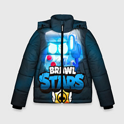 Куртка зимняя для мальчика BRAWL STARS 8 BIT, цвет: 3D-черный