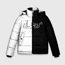 Куртка зимняя для мальчика LIL PEEP НА СПИНЕ, цвет: 3D-черный