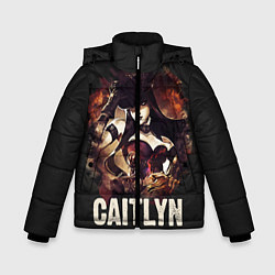 Куртка зимняя для мальчика Caitlyn, цвет: 3D-черный