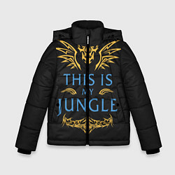 Куртка зимняя для мальчика This is my Jungle, цвет: 3D-красный