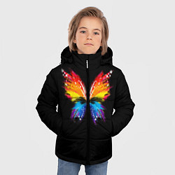 Куртка зимняя для мальчика Бабочка, цвет: 3D-красный — фото 2