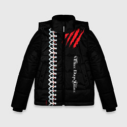 Куртка зимняя для мальчика Three Days Grace, цвет: 3D-черный