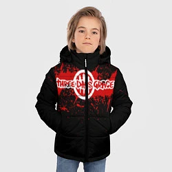 Куртка зимняя для мальчика Three days grace, цвет: 3D-черный — фото 2