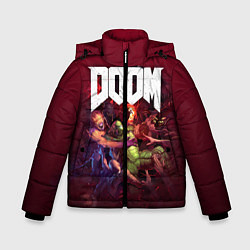 Куртка зимняя для мальчика Doom, цвет: 3D-черный
