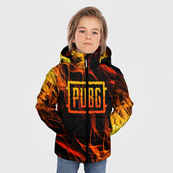 Куртка зимняя для мальчика PUBG, цвет: 3D-красный — фото 2